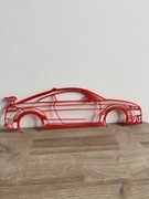 Dekoracja Ścienna Audi TT Sylwetka Samochodu Ozdoba Na Ścianę 