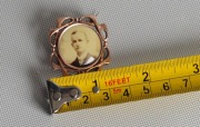 Stara broszka medalion okres pierwszej Wojny Światowej