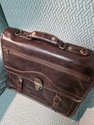 Skórzana teczka męska aktówka