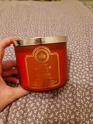 Nowa świeca 3-knotowa Bath&Body works pumpkin aple