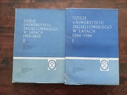 Dzieje Uniwersytetu Jagiellońskiego dwie części