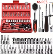 46-częściowy zestaw nasadek n 1/4 cala 