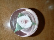 Gałka zmiany biegów retro PRL kwiatek 