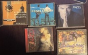 Zestaw 5 płyt CD – różne gatunki (rock / pop / reggae)