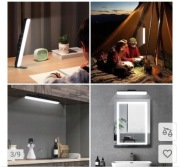 LED POD SZAFKĘ DOTYKOWA ŚCIEMNIANA 3 BARWY USB  ZŁOTY KOLOR  MAGNETYCZNA.