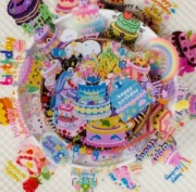 Zestaw urodzinowych naklejek 50+ szt.