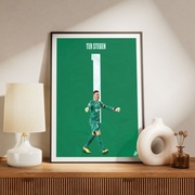 Ter Stegen - plakat A3 - Fc Barcelona