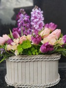 STROIK  WIĄZANKA na grób cmentarz pomnik kompozycja nagrobna kwiatowa  