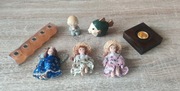 Zestaw dekoracji różne Figurki lalki świeczniki
