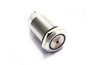 Sygnalizator KONTROLKA CZERWONA Z BUZEREM 12V 19mm IP67 migająca 