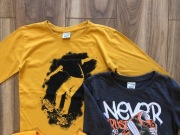 Bluzy bluzki spodenki rozmiar 134, 8-10 lat