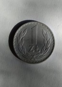 Polska 1 zł PRL 1975 bez znaku mennicy rzadki wariant 