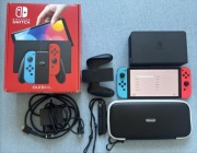 Konsola Nintendo Switch OLED + gwarancja + etui 