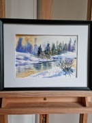 Obrazek zima  30x40cm