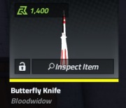 butterfly bloodwidow counterblox sprzedaz