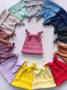 Czapka supełek niemowlęca 0-6 mc czapka wiosenna 