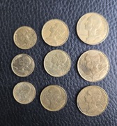 FRANCJA - ZESTAW -  5, 10, 20, CENTYMÓW