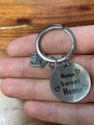 Brelok "Home Sweet Home", dodatek do kluczy, na Prezent, smieszne