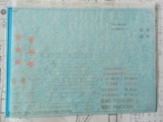 1/144 kalkomania do Zvezda TU-95 MS Bear