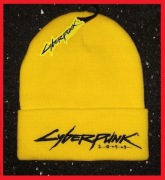 Czapka Zimowa CyberPunk (UNIKAT) Żółta (ORYGINAŁ CD PROJEKT!! - z 2020r!)