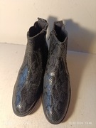 Botki, sztyblety skórzane TAMARIS