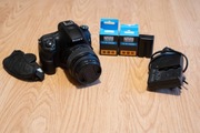 Sony a 58 + obiektyw 18-55 + 3 baterie + adapter m42