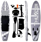 Deska SUP THUNDER STEEL 365CM stand up paddle board do pompowania - zestaw