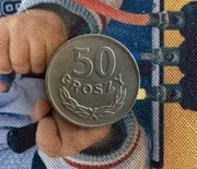 50 gr  1949 miedzionikiel-z menniczym połyskiem