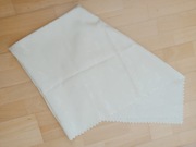 Obrus ecru w listki  90x155