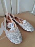 Haftowane baleriny baletki Zara 40