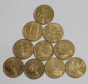 Zestaw 10 monet okolicznościowych 2 złote