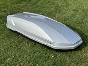 Bagażnik box dachowy Taurus Adventure 630 srebrny połysk!