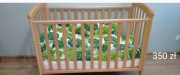 Łóżeczko firmy Troll 120x60 + pościel i materac
