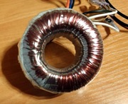 Transformator toroidalny 2x21,5V i 11V 