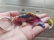 Ręcznie wykonany breloczek z rybką - karpiem koi - złotą rybką