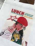 Torebka torba tote bag materiał non woven billie eilish lunch 