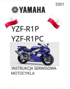 KSIAZKA NAPRAW YAMAHA YZF R1 RN04 1000 2001r SERWISOWKA KODY BLEDU j.POLSKI