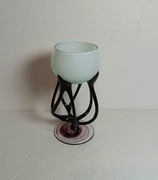 Wazon, pucharek szklany, Makroa, Krosno