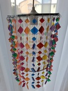 Lampa wisząca w kolorowe...