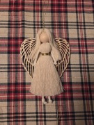 Anioł ze sznurka bawełnianego