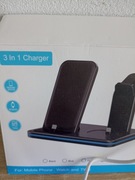 Ładowarka indukcyjna szybkie ładowanie 3w1