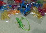 Pacyłapki ZESTAW jaszczurka GEKONY zabawki KOMPLET 5 sztuk