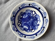 Fajans Włocławek malowana miseczka, talerzyk