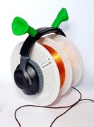 Nakładki na słuchawki Shrek uszy ogra akcesoria na rzepę doczepiane