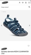 Keen Sandały Clearwater Cnx 1022965 Navy/Blue Glow Rozmiar 36