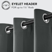 Zasłona termiczna zaciemniająca DECONOVO, 107 x 230 cm, 1 sztuka