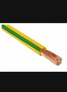 Kabel przewód ochronny LGY H07Z-K zółto zielony 1x25 25mm2 750V linka 1mb
