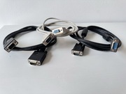 2 kable VGA D-Sub + przedłużacz VGA