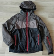 Crivit ocieplana kurtka narciarska zimowa z kapturem 146-152cm