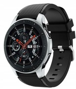CZARNY Silikonowy Pasek SAMSUNG GALAXY WATCH 46mm
